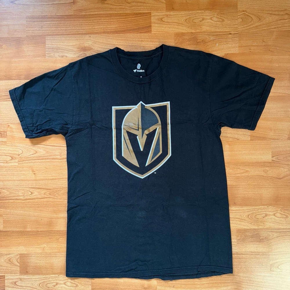 Men's Vegas Golden Knights Black Primary Logo T-Shirt